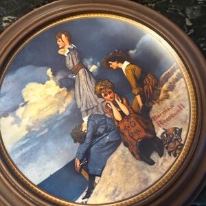 Limited edition “Waiting on the shore” by Norman Rockwell